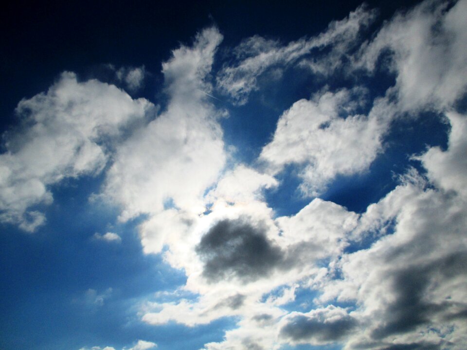 Dark cloud sun covers mood