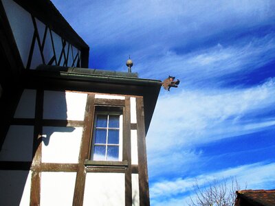 Roof facade sky
