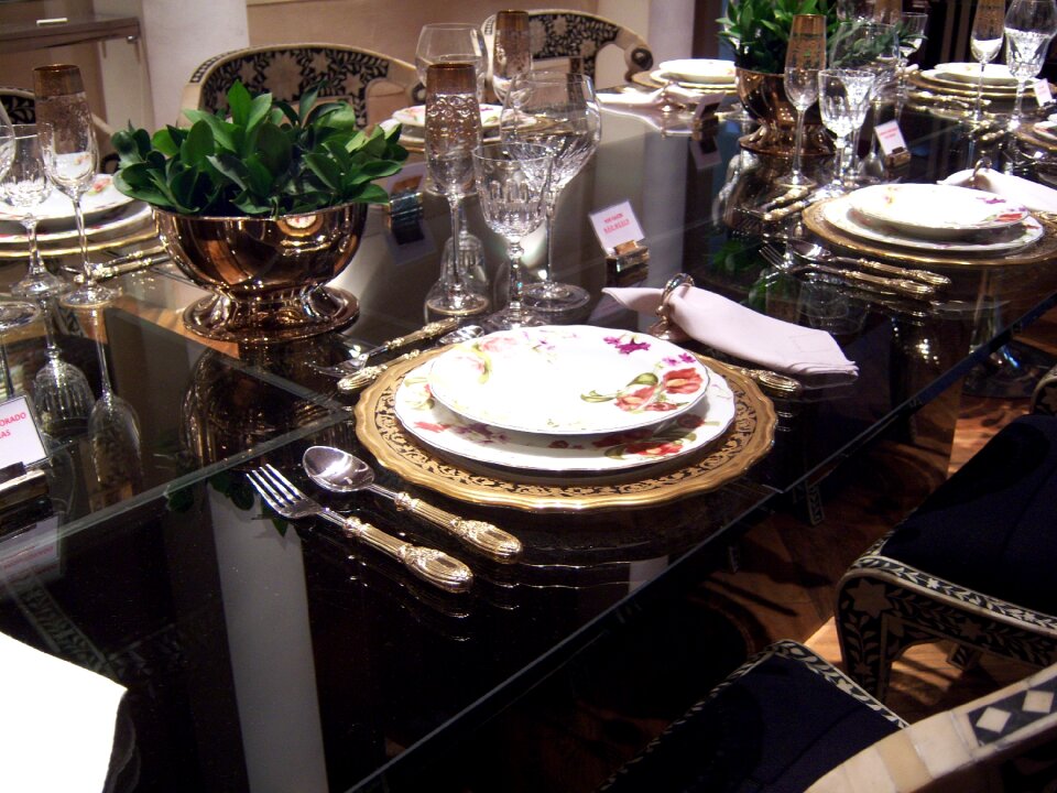 Dishes cutlery bowls