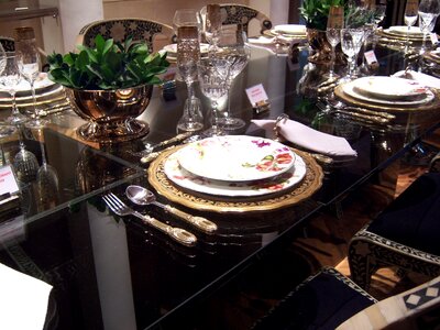 Dishes cutlery bowls