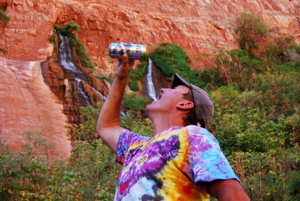 Grand canyon fun man