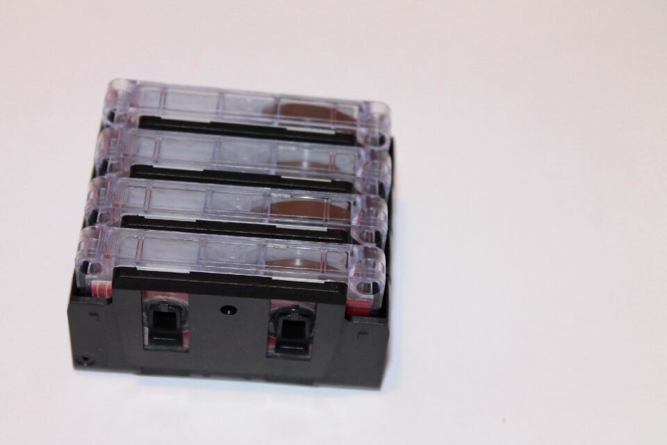 Microcassette tape band