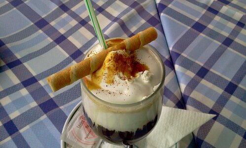 Coffee cappuccino ice cream