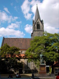 View of the anger erfurt thuringia germany