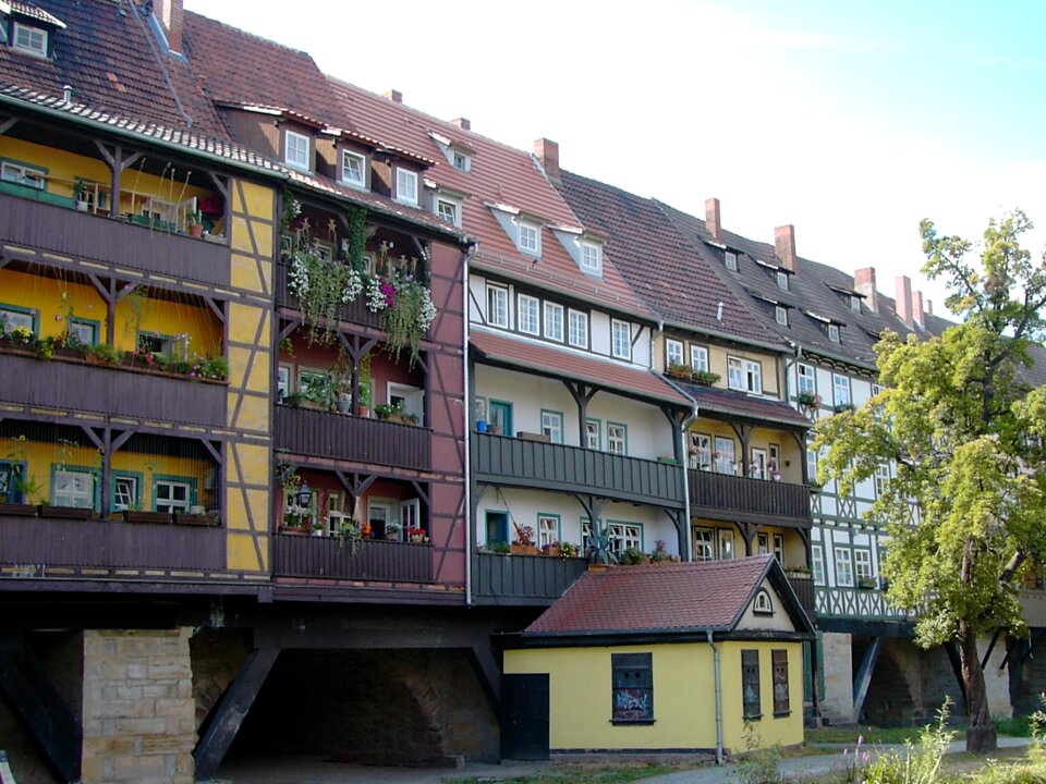 Back yard idyll historic flair erfurt