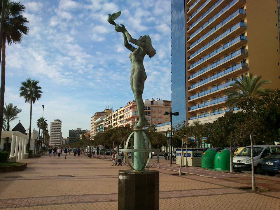Tourist sights promenade fuengirola