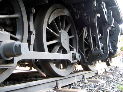 Locomotive rail train