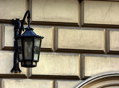 Stone lighting old houses