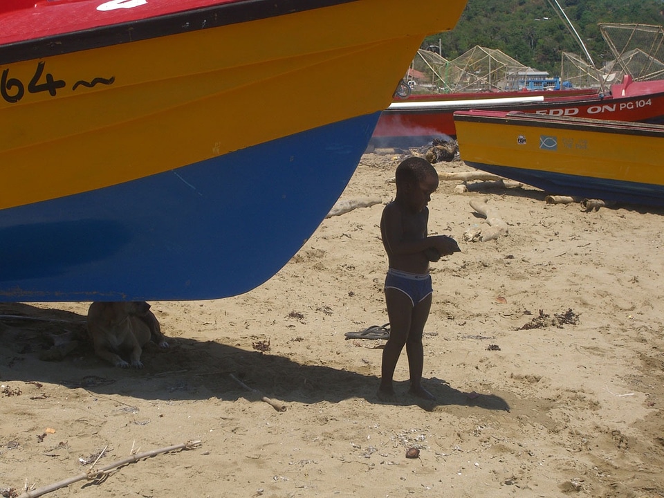 Beach childhood kid photo