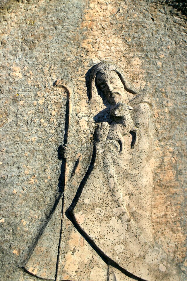 Figure stone stone sculpture