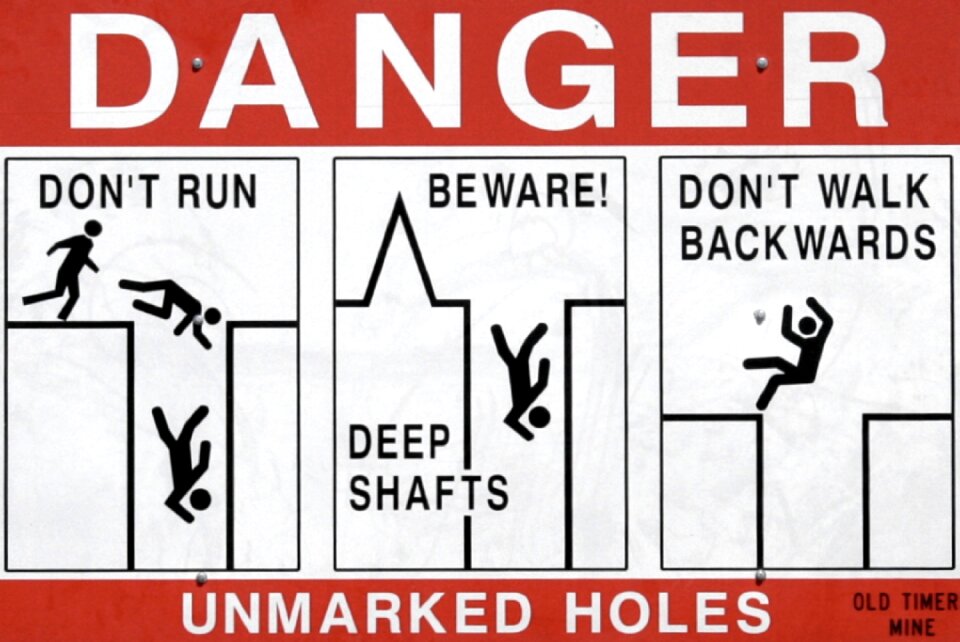 Risk beware warning