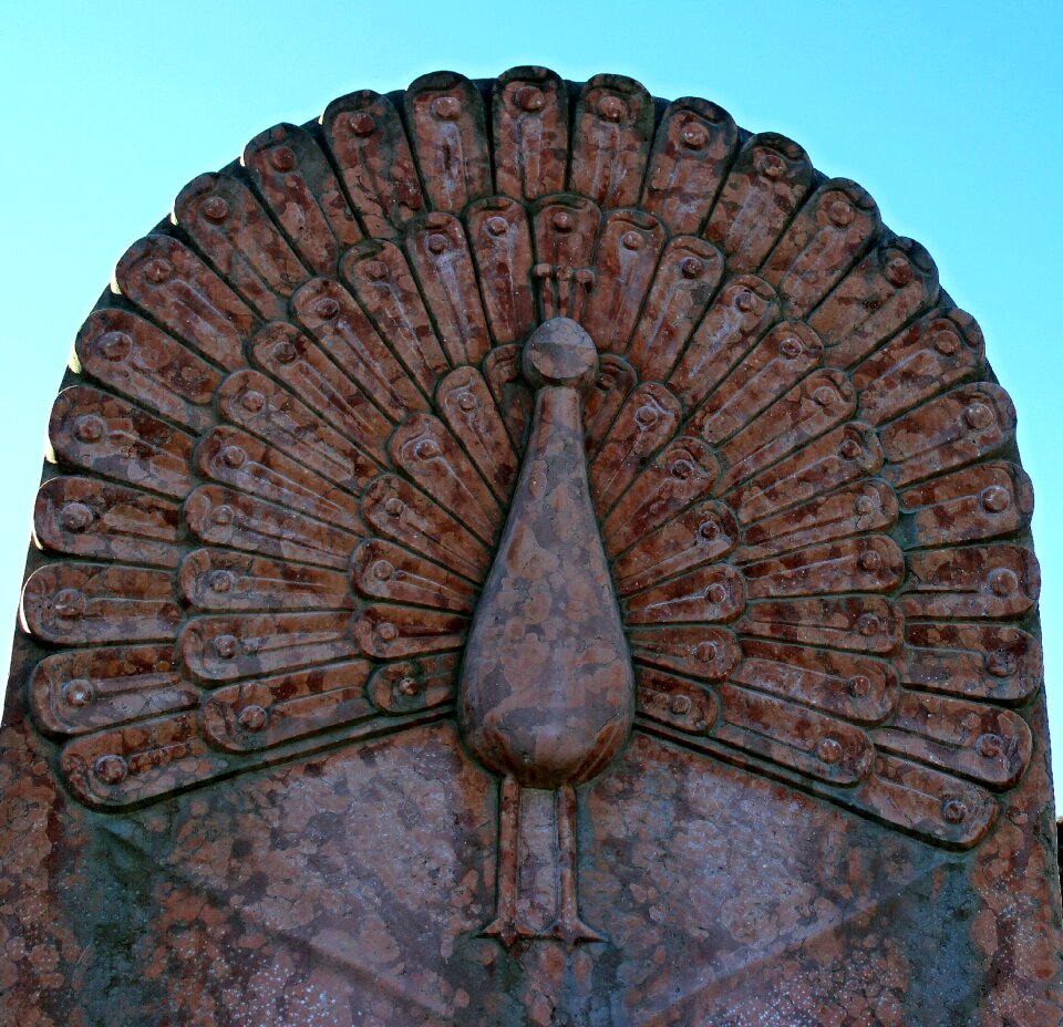 Wheel of life stone figure figure