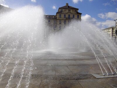 Stachus fountain bavaria photo