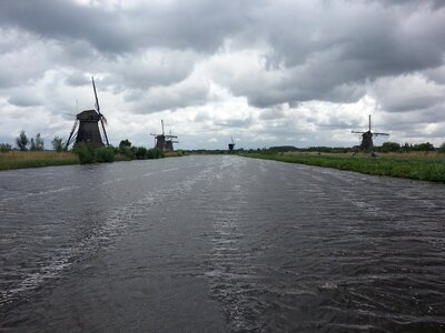 Holland netherlands kinderdijk