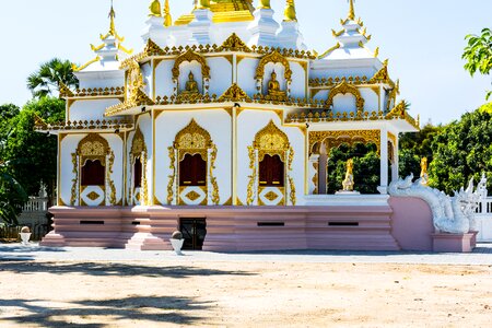 Temple complex temple north thailand photo