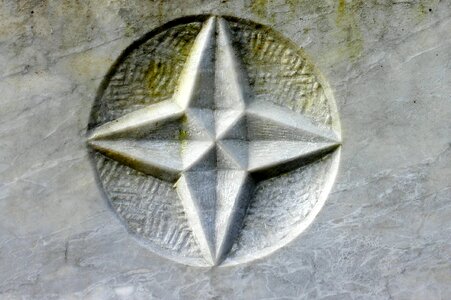 Stone symbol star