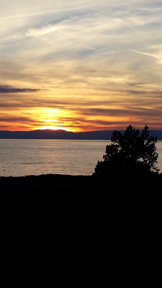 Sunset winters fall
