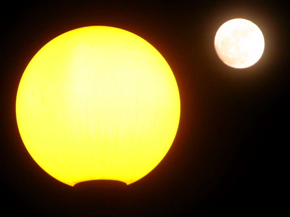 Universe street lamp night