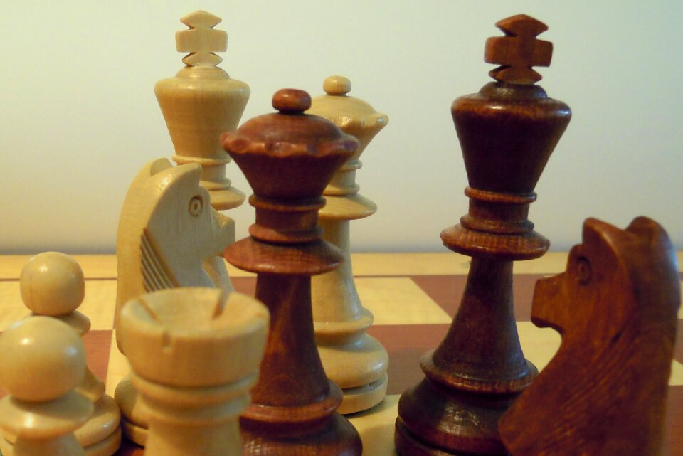 Lady chess board strategy game