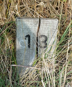 Natural engraved sign