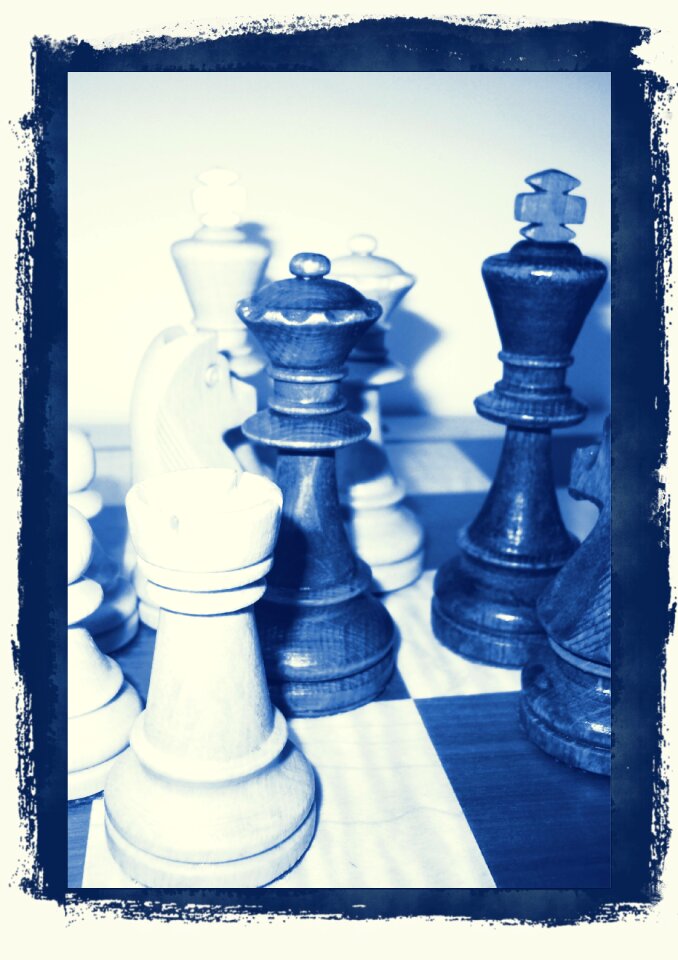 Lady chess board strategy game