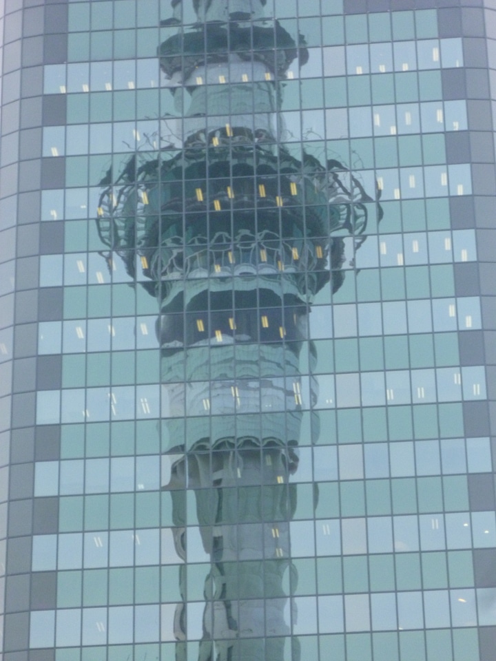 Island skyline skyscraper