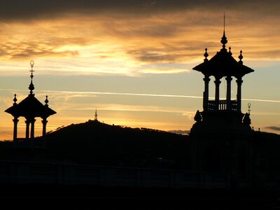 Silhouettes houses spain