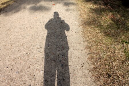 Hispanic silhouette man photo