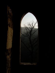 Black window black castle