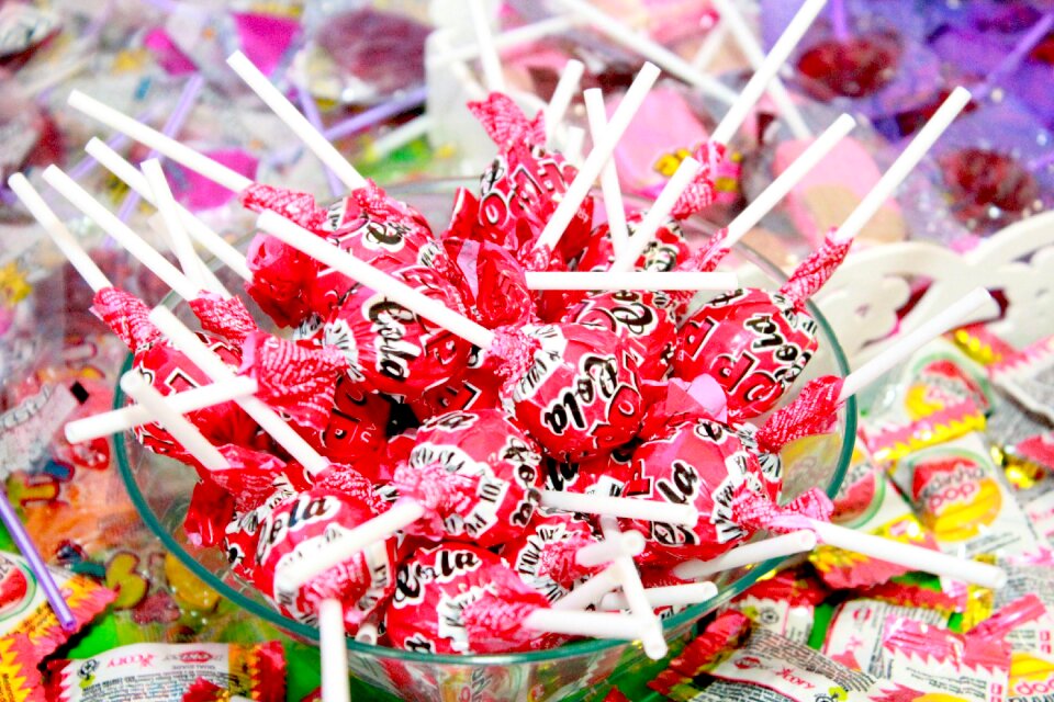 Lollipops candy bullets