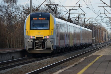 Tracks railway train photo