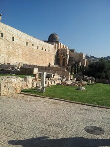 Ancient jerusalem walls israel