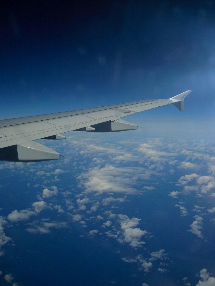 Clouds flying above the clouds