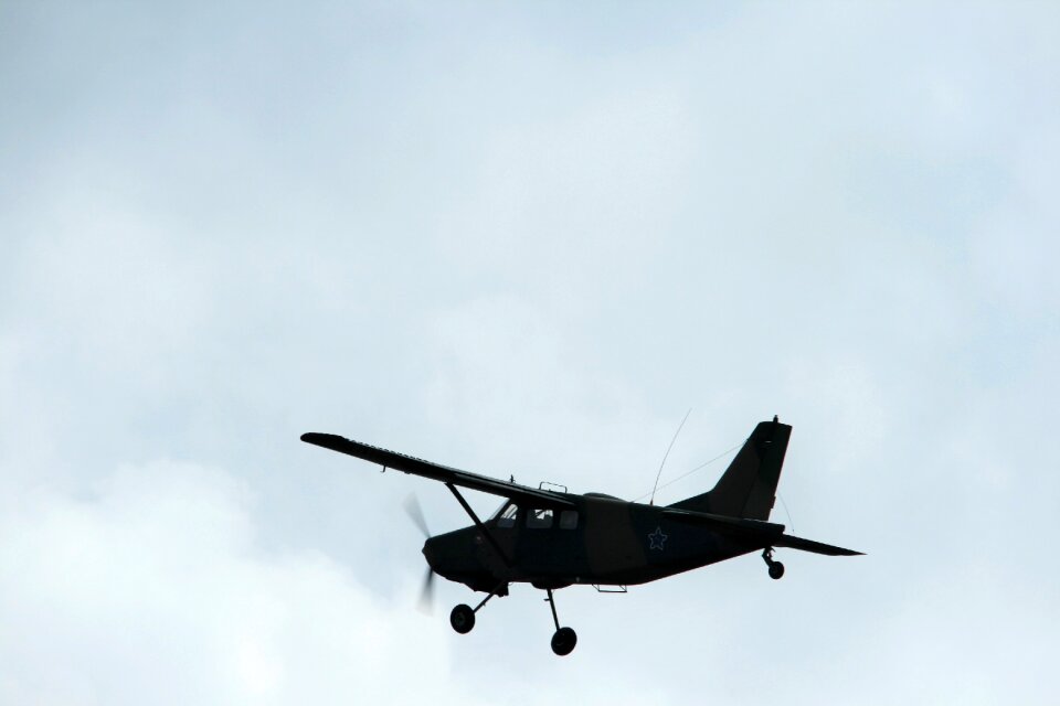 Flying air borne sky