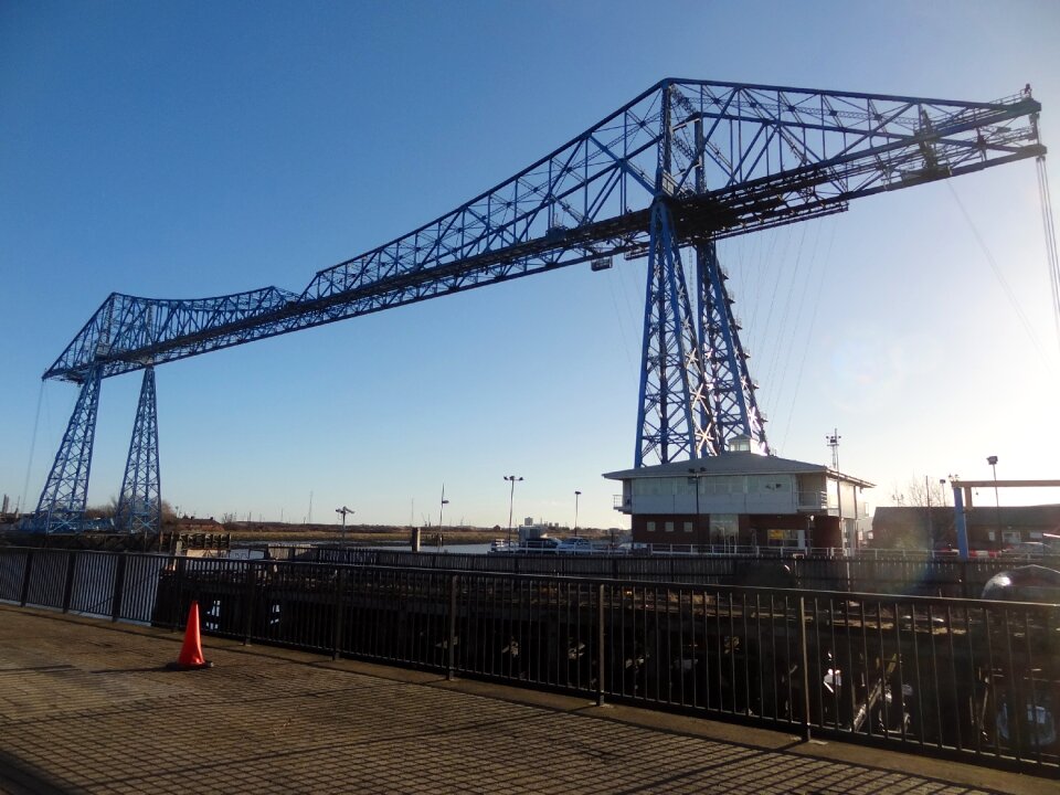 Bridge transporter bridge blue photo