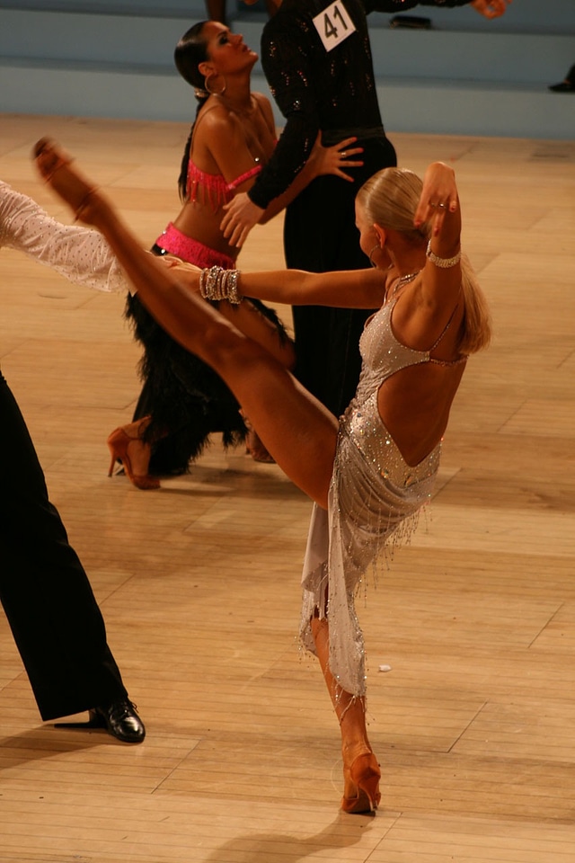 Couple dancer man