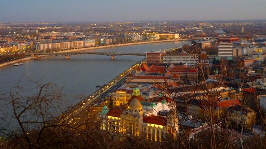 Lights danube panorama