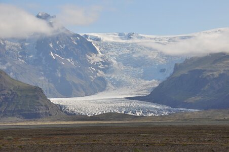 Skaftafell ice landscape photo