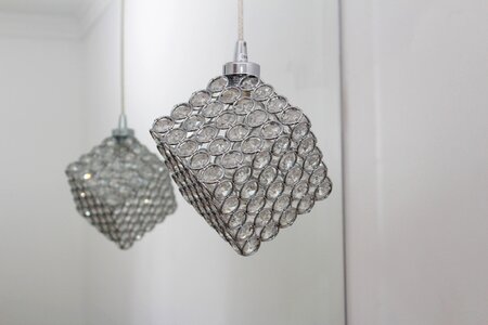 Chandelier lamp mirror