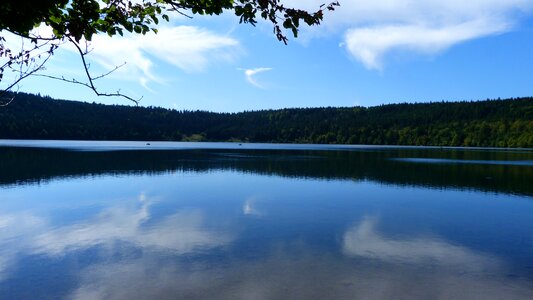 Reflections water sky