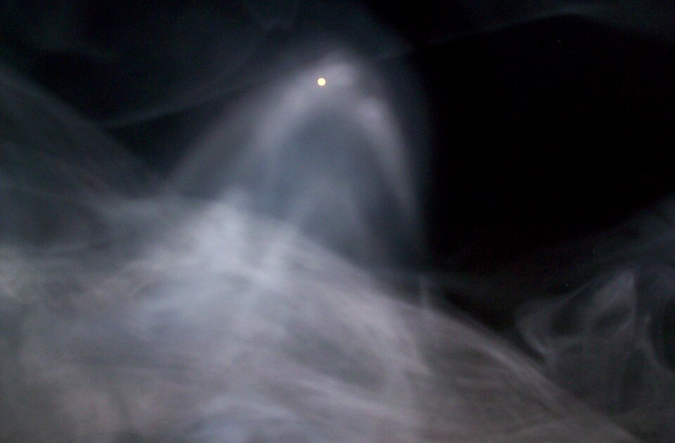 Smoke cigarette night
