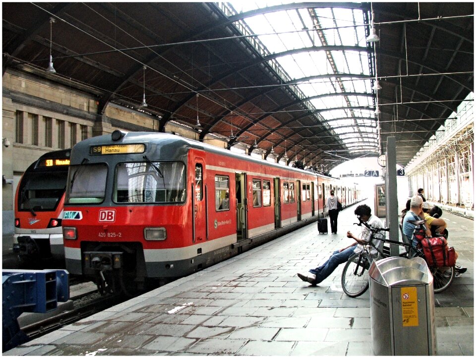 Station waiting train station