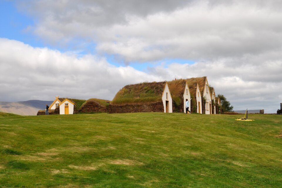 Iceland hut building