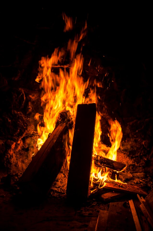 Burn blaze flame photo
