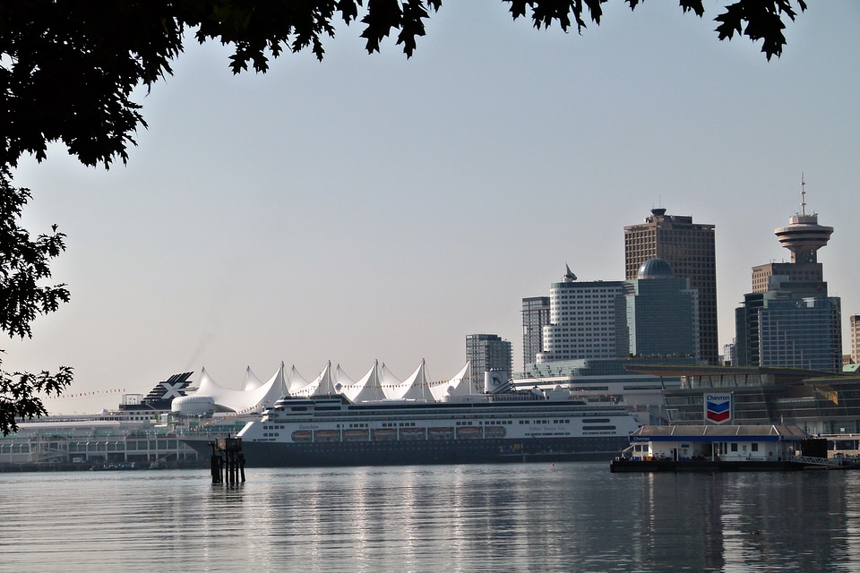 Water buildings city