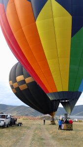 Colorful start lift-off