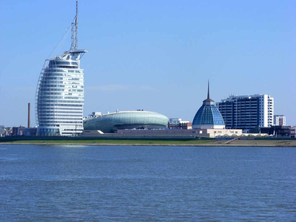 Coast city skyline