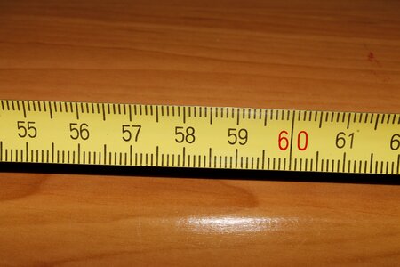 Meter length centimeter photo