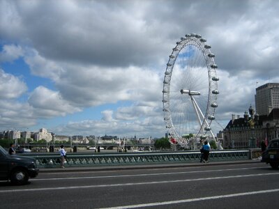 Great britain ferris wheel attraction photo