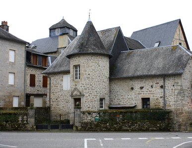 House tower houses france medieval town houses photo